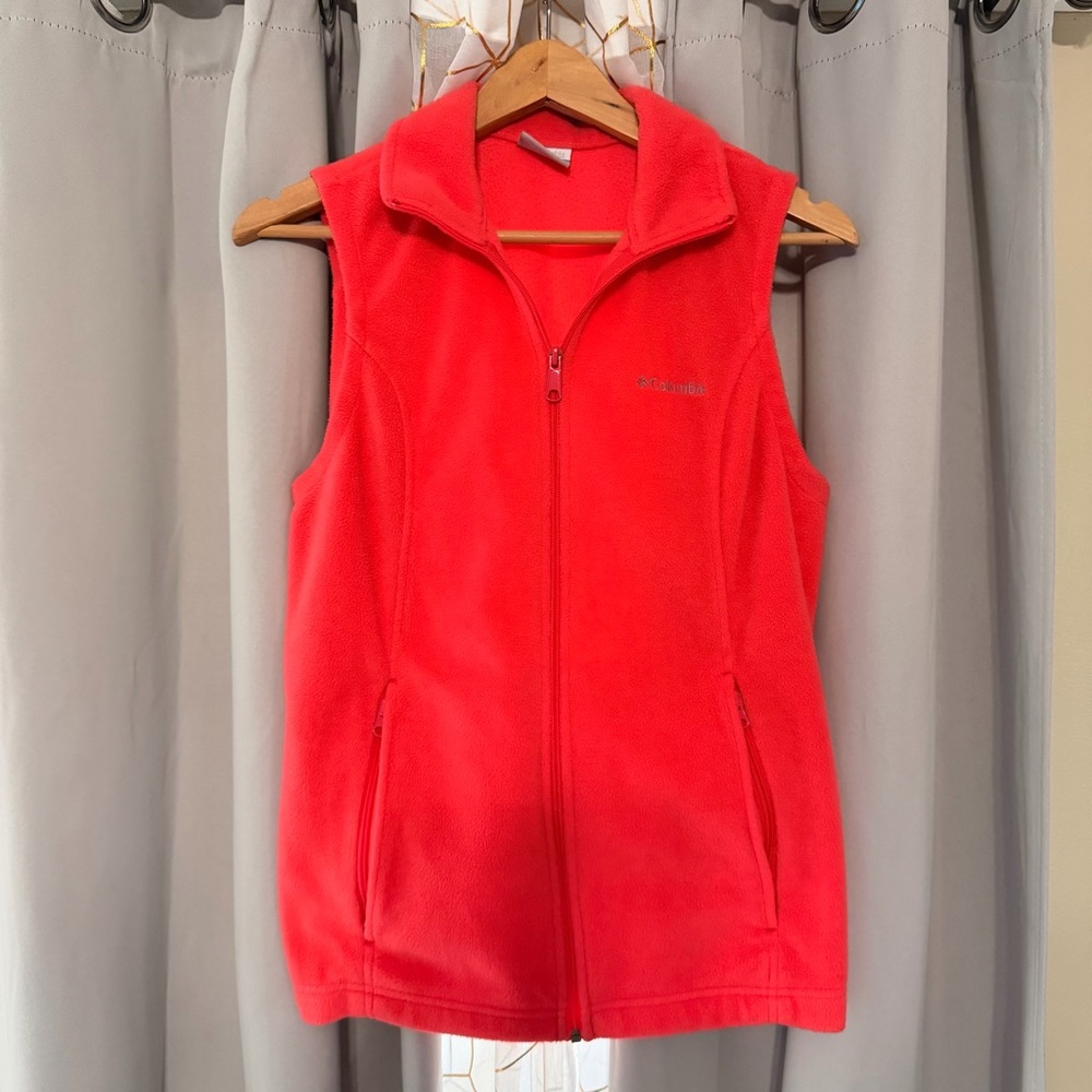 Columbia Women's Fleece Vest Full Zip Size Small | Preowned | V1